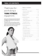 Preview for 4 page of York MegaGym 52023 Instruction Manual