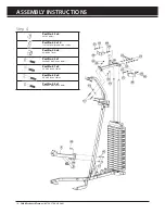 Предварительный просмотр 10 страницы York MegaGym 52023 Instruction Manual