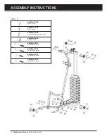 Предварительный просмотр 12 страницы York MegaGym 52023 Instruction Manual