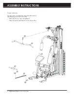 Предварительный просмотр 24 страницы York MegaGym 52023 Instruction Manual