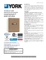 York MP SERIES Technical Manual preview