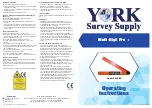 Preview for 1 page of York Multi-Digit Pro+ Operating Instructions