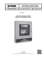 York OPTIVIEW YK Service Instructions Manual preview