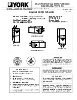 York P2DP Series Installation Instructions Manual preview