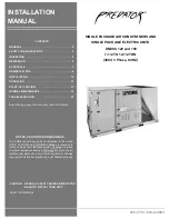 Preview for 1 page of York PREDATOR 150 Installation Manual