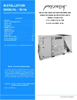 Preview for 1 page of York PREDATOR DM 090 Installation Manual