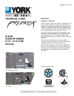 York Predator XP078 Technical Manual preview