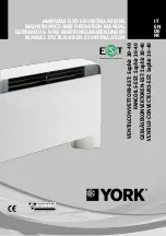 Preview for 1 page of York SAPHIR-EST Series Maintenance And Operation Manual