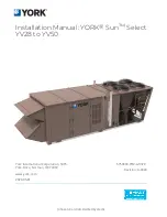 York Sun Select YV28 Manual предпросмотр