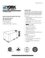 York SUNLINE 2000 DM 048 Technical Manual preview