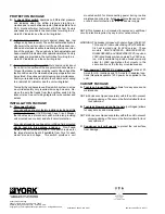 Preview for 2 page of York SUNLINE DEE Installation Instruction