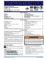 York TL8E Installation Manual preview