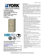 York TM8X Series Technical Manual preview