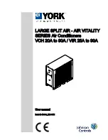 York VCH-20A User Manual preview