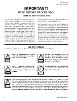 Preview for 2 page of York VSD 292 Operation Manual