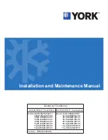 Предварительный просмотр 1 страницы York YAKN09BZNWEUH1 Installation And Maintenance Manual