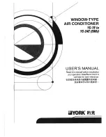 Preview for 1 page of York YC-7E User Manual
