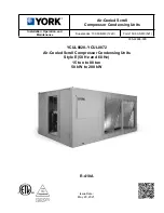 Preview for 1 page of York YCUL0020 Installation, Operation And Maintenance Manual