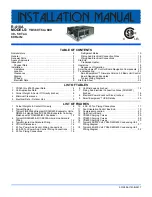 Preview for 1 page of York YD480 Series Installation Manual