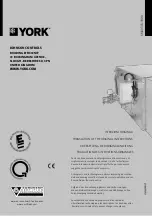 Preview for 96 page of York YEFB 020 Installation And Operation Manual