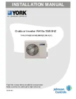 Preview for 1 page of York YHUJYH(024-060)BAR(S)XA-X(Y) Installation Manual