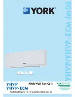 York YHVP Technical Manual предпросмотр