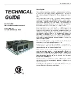 Preview for 1 page of York YJ-30 Technical Manual