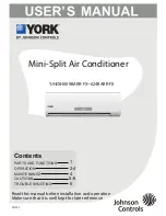 York YJHJXH009BARR-FX User Manual предпросмотр