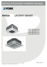 Preview for 1 page of York YKGE12BXEXBH-RX Installation And Owner'S Manual