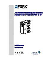 Preview for 1 page of York Ylca 12 Installation Manual