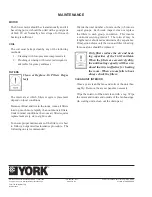 Preview for 8 page of York YMB Installation & Operation Manual