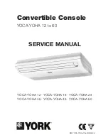 Preview for 1 page of York YOCA-YOHA 12 Service Manual