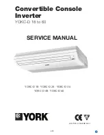 York YOKC-D 18 series Service Manual preview