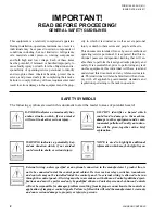 Preview for 2 page of York YSWU 10 Quick Start Up Manual