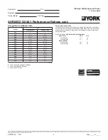 Preview for 5 page of York YZFS018 Manual