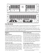 Предварительный просмотр 3 страницы YORKVILLE AP 6040 Professional Series Owner'S Manual