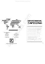 Предварительный просмотр 1 страницы YORKVILLE AP818 Service Manual