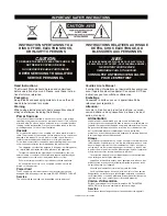 Предварительный просмотр 2 страницы YORKVILLE CM1260 Service Manual