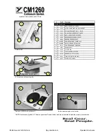 YORKVILLE COLISEUM CM1260 Manual предпросмотр