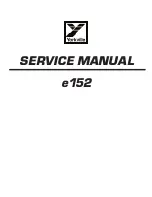 Preview for 1 page of YORKVILLE E152 Service Manual