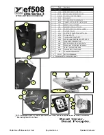 Предварительный просмотр 3 страницы YORKVILLE EF508 - PARTS Manual