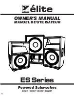 Предварительный просмотр 1 страницы YORKVILLE ES Series Owner'S Manual