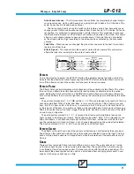 Preview for 5 page of YORKVILLE LP-C12 Owner'S Manual