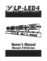 YORKVILLE LP-LED4 Owner'S Manual preview