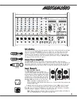 Предварительный просмотр 3 страницы YORKVILLE M1610 Owner'S Manual