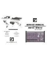 Предварительный просмотр 1 страницы YORKVILLE M810 Service Manual