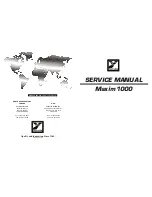 Предварительный просмотр 1 страницы YORKVILLE Maxim 1000 Service Manual