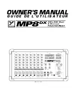 YORKVILLE MP8DX Owner'S Manual preview