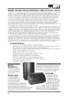 Preview for 6 page of YORKVILLE NX250P YS1030 Owner'S Manual