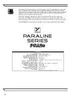 Preview for 6 page of YORKVILLE PARALINE Series Owner'S Manual